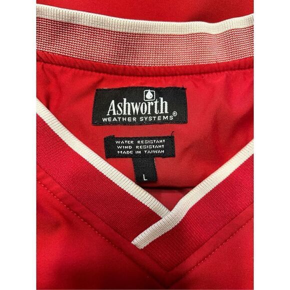 Ashworth Weather Systems Pullover Golf Windbreaker size Large - Picture 5 of 8